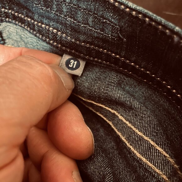 NWOT Citizens of Humanity Denim Dani Cropped Straight Leg Cuffed Jeans Size 31 - Picture 7 of 10